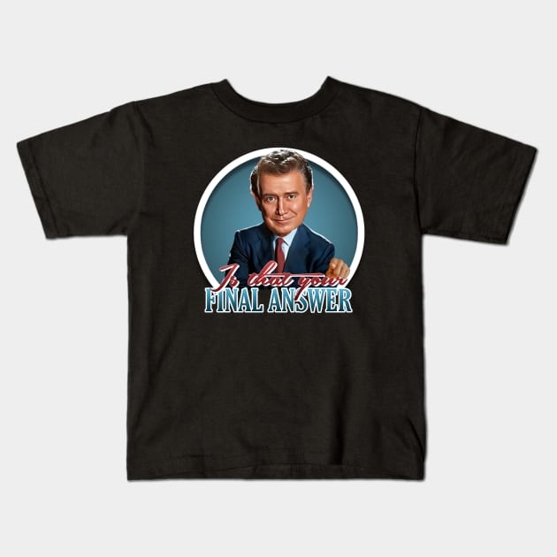 Regis Philbin Kids T-Shirt by Zbornak Designs